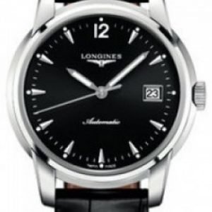 Longines Saint-Imier L2.763.4.52.3 Kello Musta / Nahka