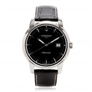 Longines Saint-Imier L2.766.4.52.3 Kello Musta / Nahka