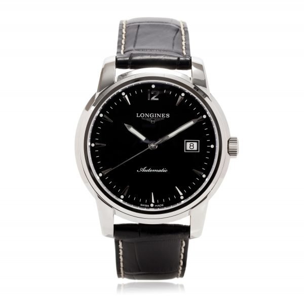 Longines Saint-Imier L2.766.4.52.3 Kello Musta / Nahka