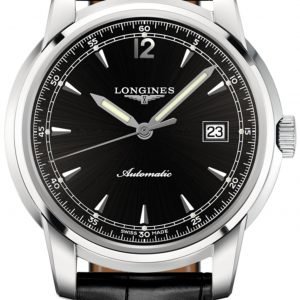 Longines Saint-Imier L2.766.4.59.4 Kello Musta / Nahka