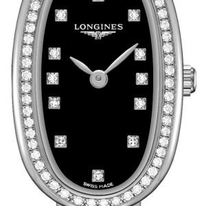 Longines Symphonette L2.304.0.57.6 Kello Musta / Teräs