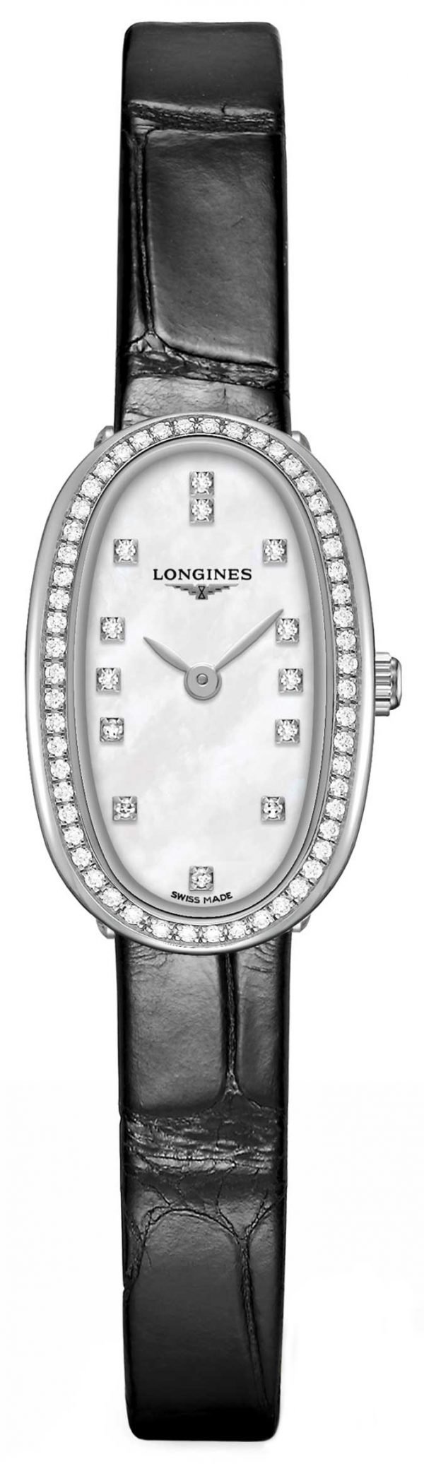 Longines Symphonette L2.304.0.87.0 Kello Valkoinen / Nahka