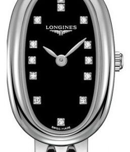 Longines Symphonette L2.304.4.57.6 Kello Musta / Teräs