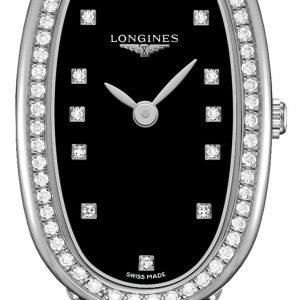 Longines Symphonette L2.305.0.57.0 Kello Musta / Nahka