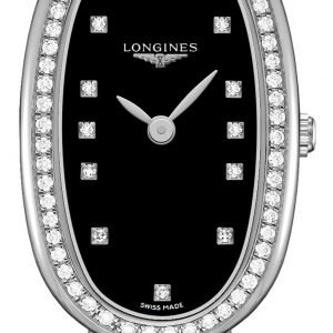 Longines Symphonette L2.305.0.57.6 Kello Musta / Teräs