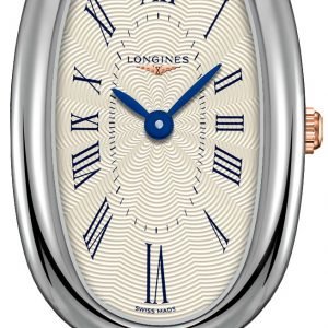 Longines Symphonette L2.305.5.71.7 Kello Hopea / 18k Punakultaa