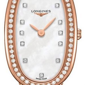 Longines Symphonette L2.305.9.87.0 Kello Hopea / Nahka