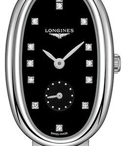 Longines Symphonette L2.306.4.57.6 Kello Musta / Teräs