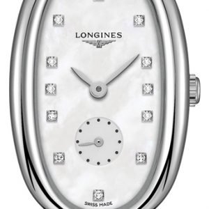 Longines Symphonette L2.306.4.87.6 Kello Hopea / Teräs