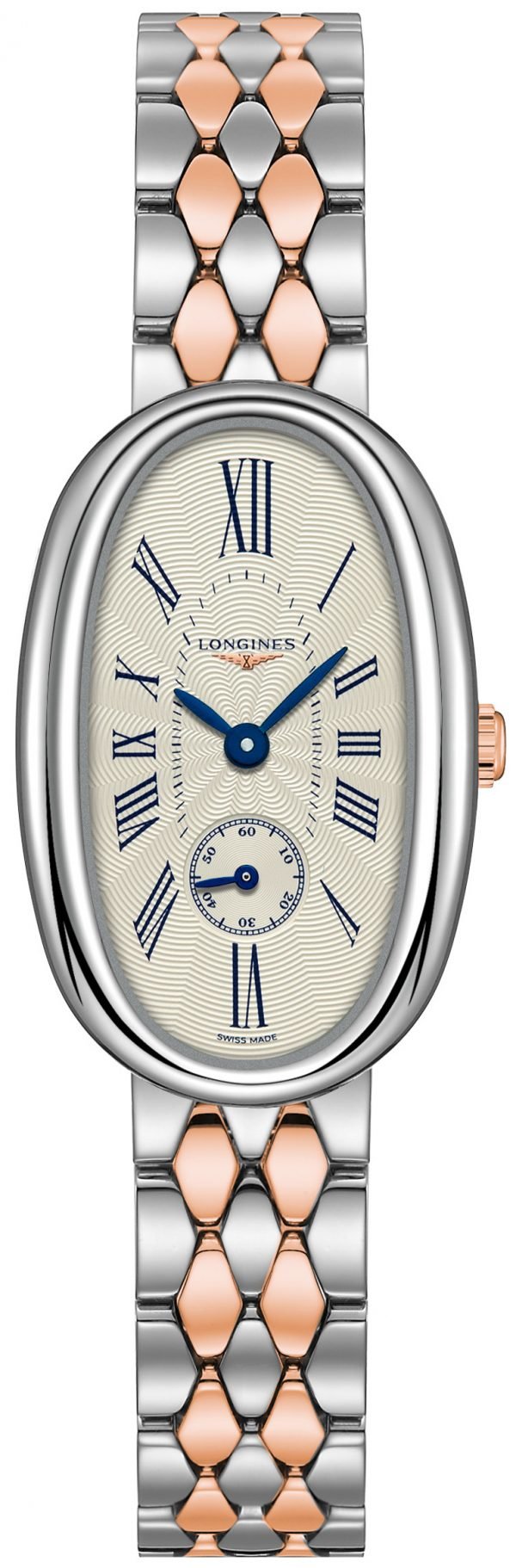 Longines Symphonette L2.306.5.71.7 Kello Hopea / 18k Punakultaa