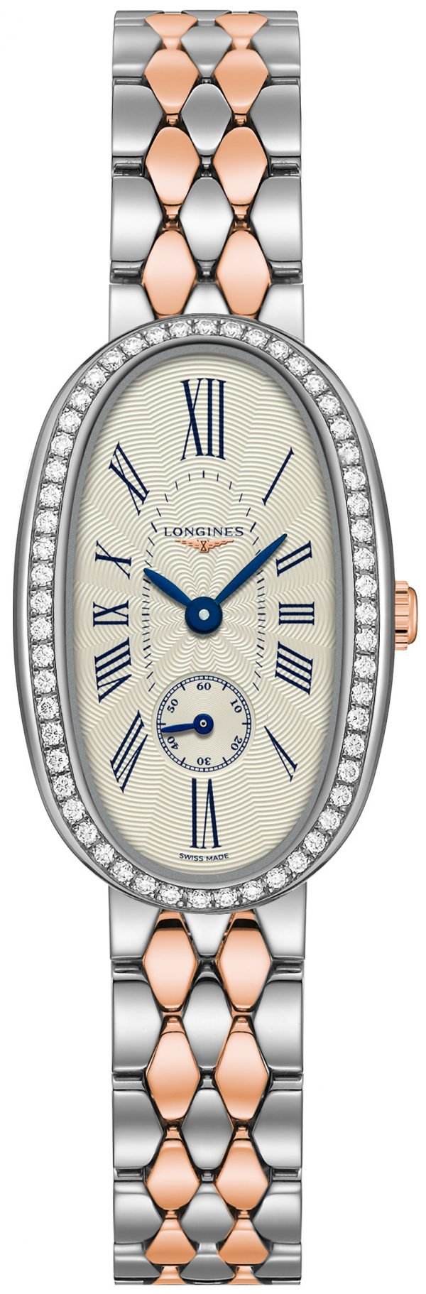 Longines Symphonette L2.306.5.79.7 Kello Hopea / 18k Punakultaa