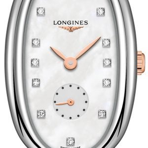 Longines Symphonette L2.306.5.87.7 Kello Hopea / 18k Punakultaa