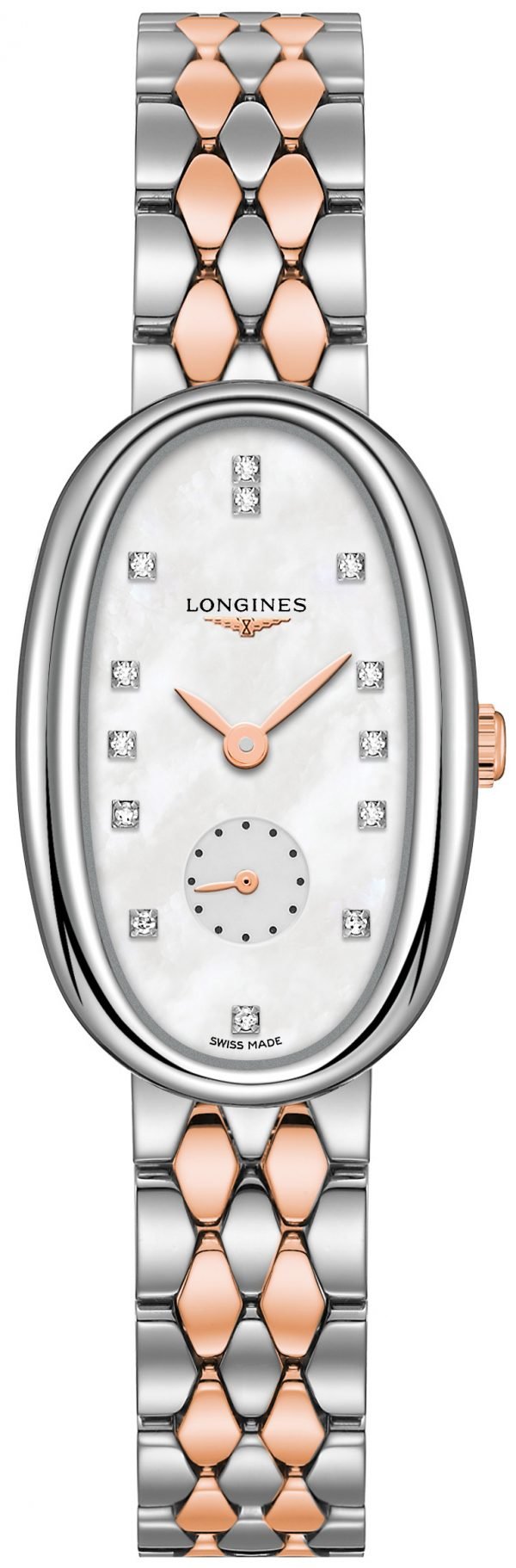 Longines Symphonette L2.306.5.87.7 Kello Hopea / 18k Punakultaa