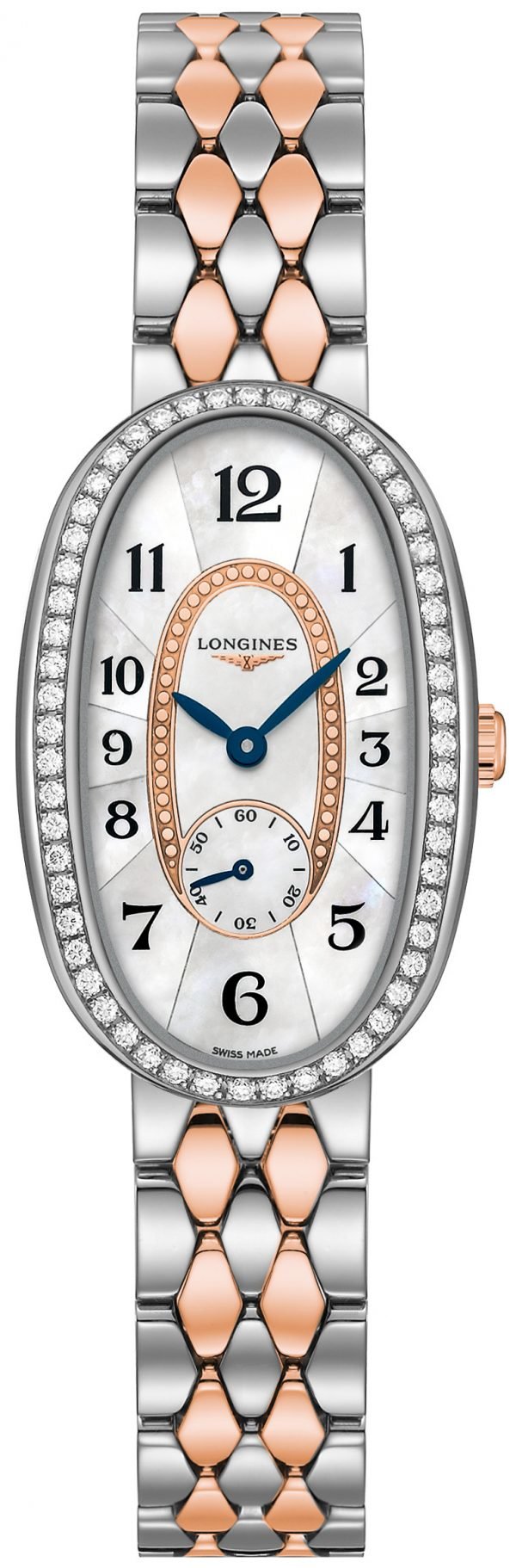 Longines Symphonette L2.306.5.88.7 Kello Hopea / 18k Punakultaa