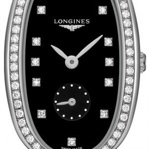 Longines Symphonette L2.307.0.57.6 Kello Musta / Teräs