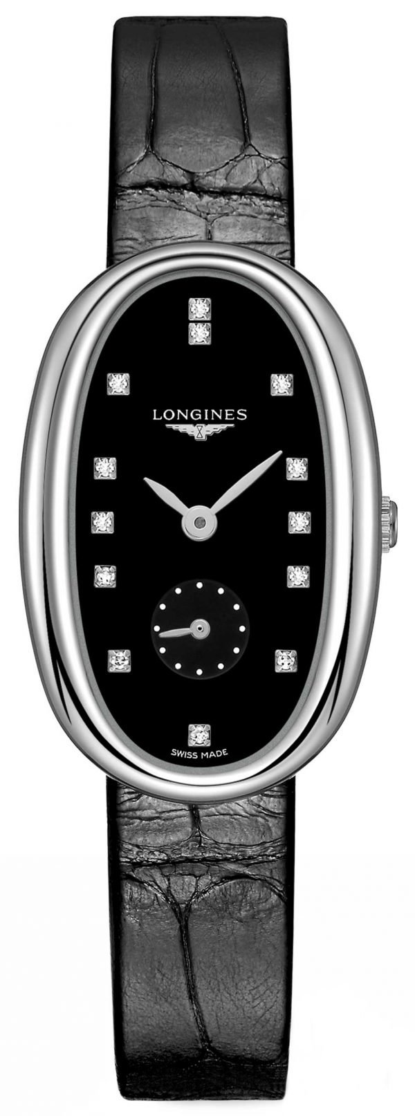 Longines Symphonette L2.307.4.57.0 Kello Musta / Nahka