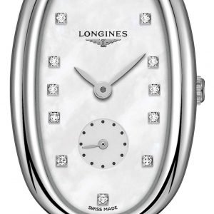 Longines Symphonette L2.307.4.87.6 Kello Hopea / Teräs