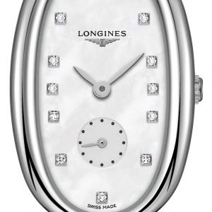 Longines Symphonette L2.307.4.87.6 Kello Hopea / Teräs