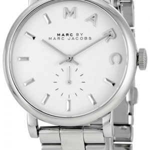 Marc By Marc Jacobs Baker Mbm3242 Kello Valkoinen / Teräs