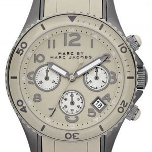 Marc By Marc Jacobs Rock Chrono Mbm2591 Kello Beige / Teräs