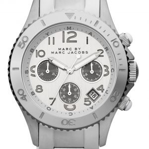 Marc By Marc Jacobs Rock Chrono Mbm3155 Kello Hopea / Teräs