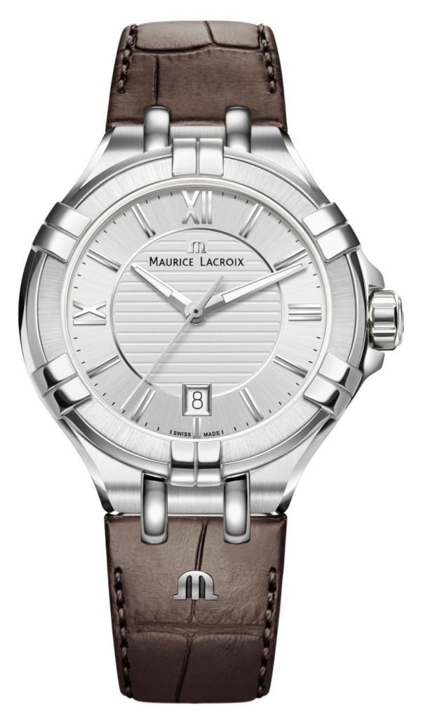 Maurice Lacroix Aikon Ai1004-Ss001-130-1 Kello Hopea / Nahka