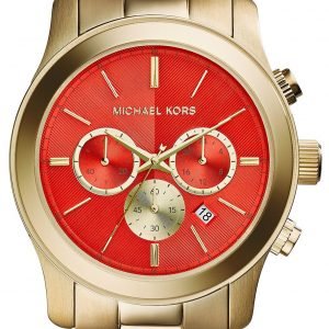 Michael Kors Bailey Mk5930 Kello Punainen / Kullansävytetty