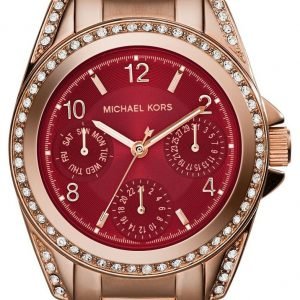 Michael Kors Blair Mk6092 Kello Punainen / Punakultasävyinen