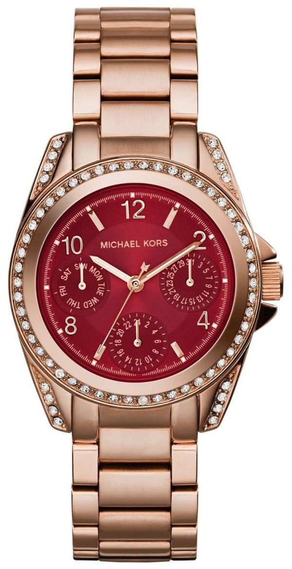 Michael Kors Blair Mk6092 Kello Punainen / Punakultasävyinen