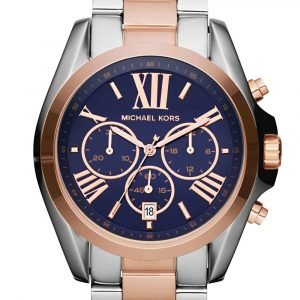 Michael Kors Bradshaw Mk5606 Kello Sininen / Punakultasävyinen