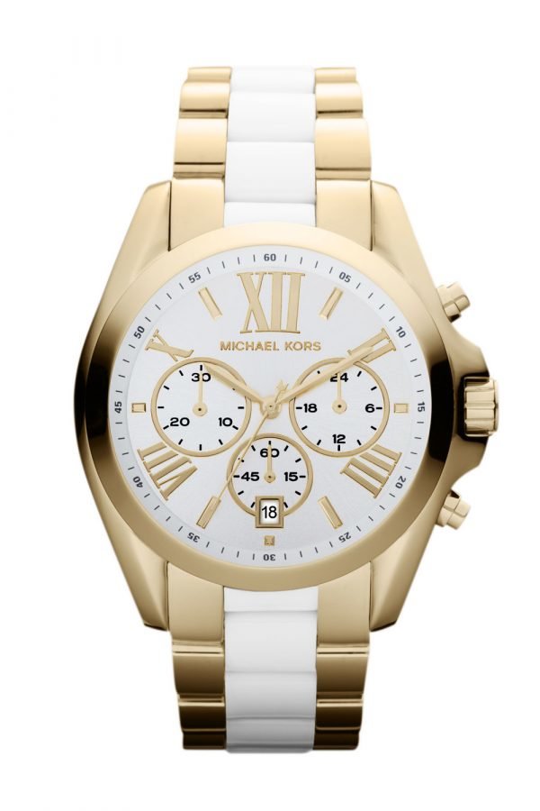 Michael Kors Bradshaw Mk5743 Kello Valkoinen / Muovi