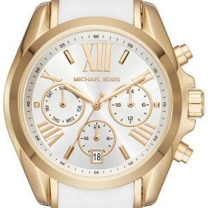 Michael Kors Bradshaw Mk6578 Kello Valkoinen / Kullansävytetty