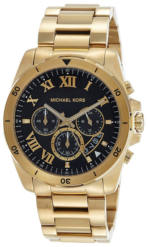 Michael Kors Brecken Mk8481 Kello Musta / Kullansävytetty