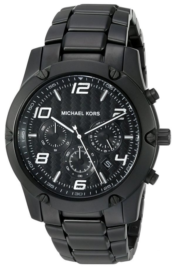 Michael Kors Caine Mk8473 Kello Musta / Teräs