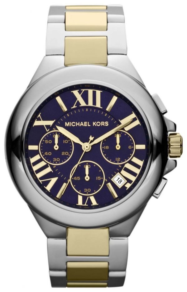 Michael Kors Camille Mk5758 Kello Sininen / Punakultasävyinen