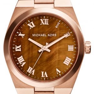 Michael Kors Channing Mk5895 Kello Ruskea / Punakultasävyinen