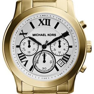 Michael Kors Cooper Mk5916 Kello Valkoinen / Kullansävytetty