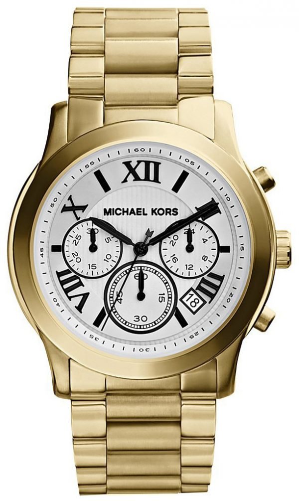 Michael Kors Cooper Mk5916 Kello Valkoinen / Kullansävytetty