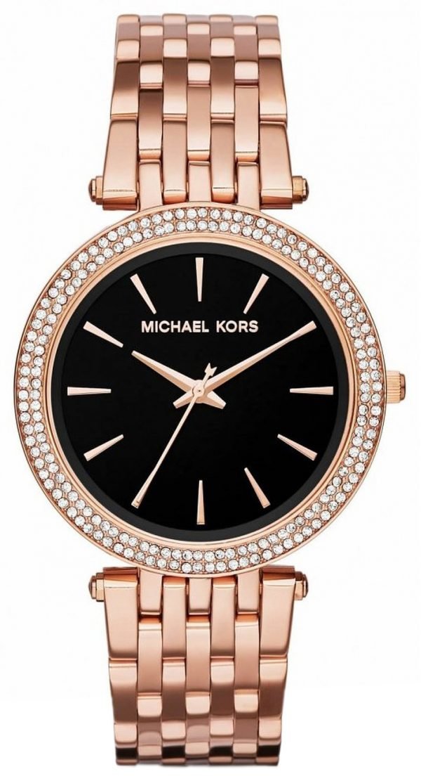 Michael Kors Darci Mk3402 Kello Musta / Punakultasävyinen