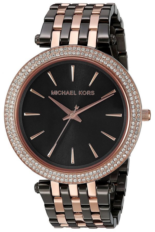 Michael Kors Darci Mk3584 Kello Musta / Punakultasävyinen