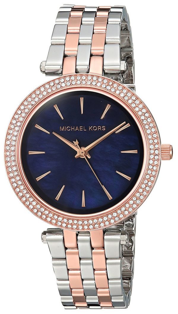 Michael Kors Darci Mk3651 Kello Sininen / Punakultasävyinen