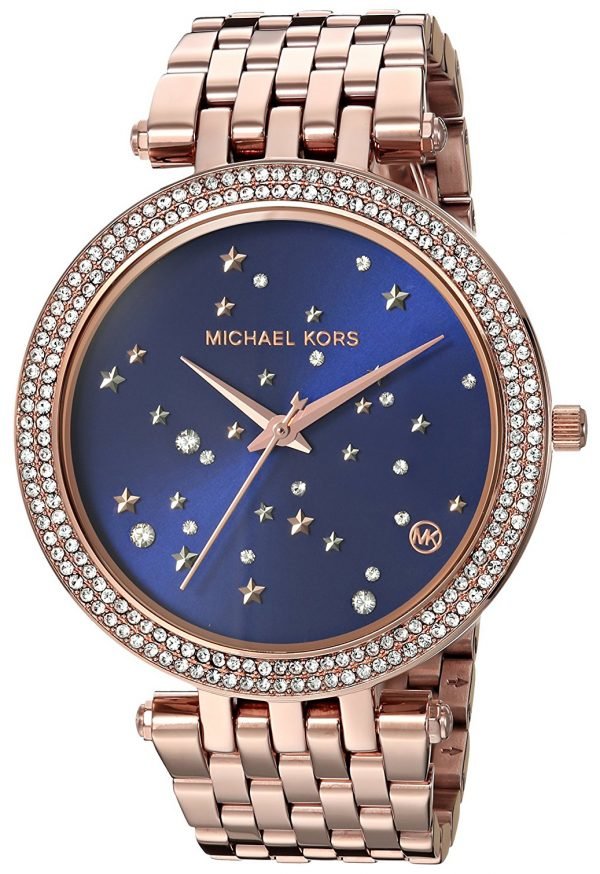 Michael Kors Darci Mk3728 Kello Sininen / Punakultasävyinen