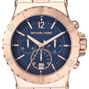 Michael Kors Dylan Mk5410 Kello Sininen / Punakultasävyinen