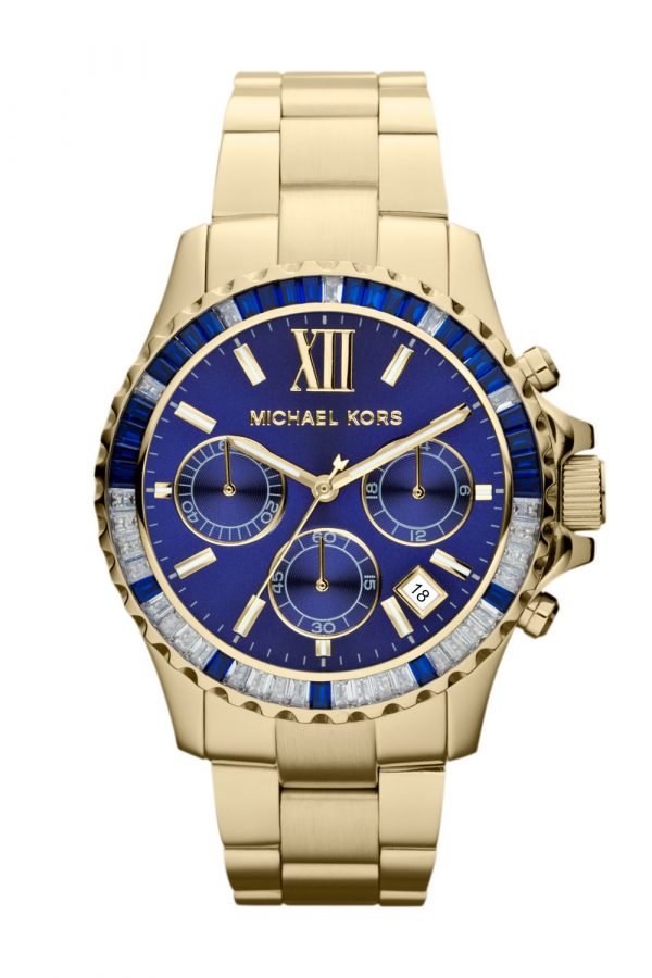 Michael Kors Everest Mk5754 Kello Sininen / Kullansävytetty