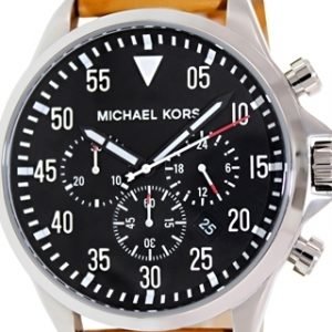 Michael Kors Gage Mk8333 Kello Musta / Nahka