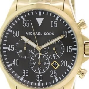 Michael Kors Gage Mk8361 Kello Musta / Kullansävytetty Teräs