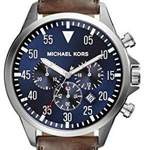 Michael Kors Gage Mk8362 Kello Sininen / Nahka