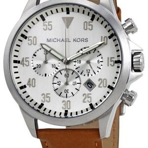 Michael Kors Gage Mk8565 Kello Hopea / Nahka