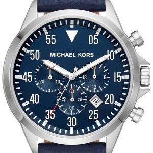 Michael Kors Gage Mk8617 Kello Sininen / Nahka