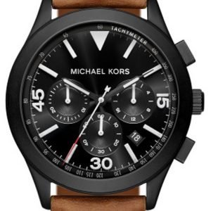 Michael Kors Gareth Mk8450 Kello Musta / Nahka